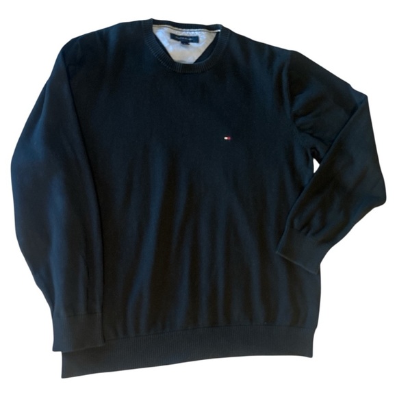Tommy Hilfiger Black V-Neck Sweater - Picture 4 of 5